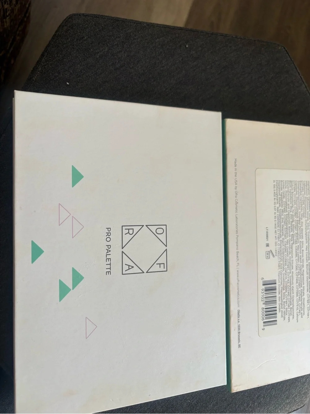 OFRA White Pro Palette with Mint and Lavender Accents